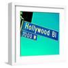 Closeup Hollywood Boulevard CA-null-Framed Art Print