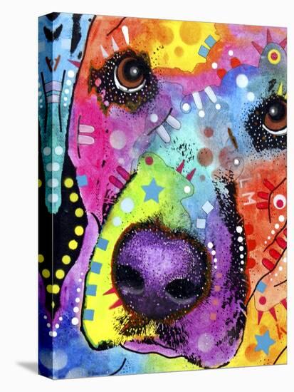 Closeup Labrador-Dean Russo-Stretched Canvas