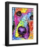 Closeup Labrador-Dean Russo-Framed Premium Giclee Print