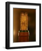 Closeup of a Bottle, Chateau Carmonnieux, Grand Cru Classe De Graves-Per Karlsson-Framed Premium Photographic Print