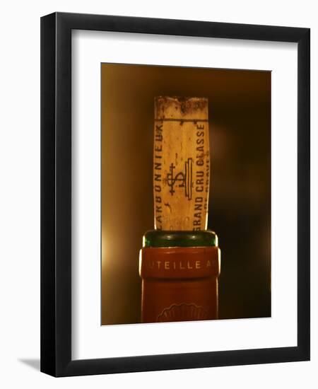 Closeup of a Bottle, Chateau Carmonnieux, Grand Cru Classe De Graves-Per Karlsson-Framed Premium Photographic Print