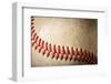 Closeup of a dirty baseball-Stoycho Stoychev-Framed Photographic Print