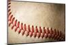 Closeup of a dirty baseball-Stoycho Stoychev-Mounted Photographic Print