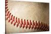 Closeup of a dirty baseball-Stoycho Stoychev-Stretched Canvas