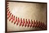 Closeup of a dirty baseball-Stoycho Stoychev-Framed Photographic Print