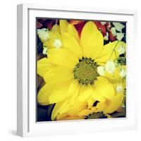 Closeup Of A Flower Bouquet, With A Retro Effect-nito-Framed Photographic Print