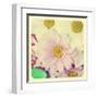 Closeup Of A Flower Bouquet With Daisies And Carnations, With A Retro Effect-nito-Framed Art Print