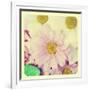 Closeup Of A Flower Bouquet With Daisies And Carnations, With A Retro Effect-nito-Framed Art Print