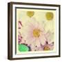 Closeup Of A Flower Bouquet With Daisies And Carnations, With A Retro Effect-nito-Framed Art Print