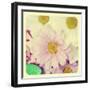 Closeup Of A Flower Bouquet With Daisies And Carnations, With A Retro Effect-nito-Framed Art Print