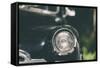 Closeup of a Soviet Classic Vintage Car .-Kuzma-Framed Stretched Canvas