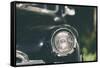 Closeup of a Soviet Classic Vintage Car .-Kuzma-Framed Stretched Canvas