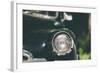 Closeup of a Soviet Classic Vintage Car .-Kuzma-Framed Photographic Print