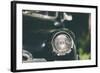 Closeup of a Soviet Classic Vintage Car .-Kuzma-Framed Photographic Print