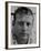 Closeup of Baseball Player Mickey Mantle-John Dominis-Framed Premium Photographic Print