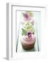 Closeup of Beautiful Summer Cupcake with Strawberry Flavoured Cream-looby-Framed Photographic Print