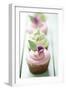 Closeup of Beautiful Summer Cupcake with Strawberry Flavoured Cream-looby-Framed Photographic Print