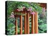 Closeup of Chinese Garden Pavilion-sevenke-Stretched Canvas