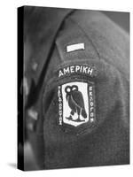 Closeup of Patch Being Worn by Us Members of the Allied Mission for Observing Greek Elections-null-Stretched Canvas