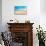 Closeup of Sand on Beach and Blue Summer Sky. Panoramic Beach Landscape. Empty Tropical Beach and S-icemanphotos-Mounted Photographic Print displayed on a wall