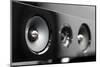 Closeup of Soundbar Speaker-ronstik-Mounted Photographic Print