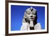 Closeup of Sphinxs Head, Temple Sacred to Amun Mut and Khons, Luxor, Egypt, C370 Bc-CM Dixon-Framed Photographic Print