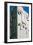 Closeup of stylised lotus plants on a column, Temple of Amun, Karnak, Egypt. Artist: Unknown-Unknown-Framed Giclee Print