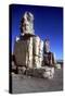 Closeup of the Colossi of Memnon, Luxor West Bank, Egypt, C1400 Bc-CM Dixon-Stretched Canvas