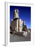 Closeup of the Colossi of Memnon, Luxor West Bank, Egypt, C1400 Bc-CM Dixon-Framed Photographic Print