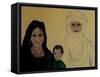 Closeup of Tuareg Family-Susan Adams-Framed Stretched Canvas