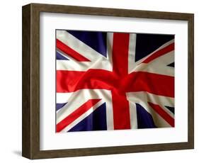 Closeup Of Union Jack Flag-STILLFX-Framed Art Print