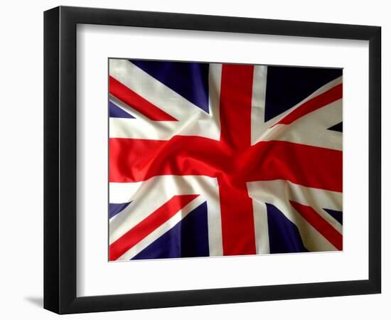 Closeup Of Union Jack Flag-STILLFX-Framed Art Print