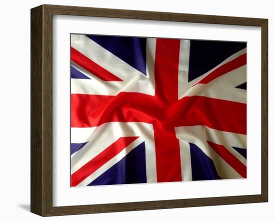 Closeup Of Union Jack Flag-STILLFX-Framed Art Print