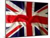 Closeup Of Union Jack Flag-STILLFX-Mounted Art Print