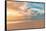 Closeup Sea Sand Beach. Panoramic Beach Landscape. Inspire Tropical Beach Seascape Horizon. Orange-icemanphotos-Framed Stretched Canvas