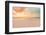 Closeup Sea Sand Beach. Panoramic Beach Landscape. Inspire Tropical Beach Seascape Horizon. Orange-icemanphotos-Framed Photographic Print