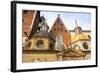 Closeup Wawel Cathedral in Kracow, Poland-De Visu-Framed Photographic Print