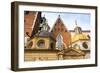 Closeup Wawel Cathedral in Kracow, Poland-De Visu-Framed Photographic Print