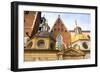 Closeup Wawel Cathedral in Kracow, Poland-De Visu-Framed Photographic Print