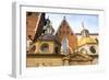 Closeup Wawel Cathedral in Kracow, Poland-De Visu-Framed Photographic Print