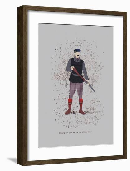 Closing The Gun By The Toe Of The Stock-Fergus Dowling-Framed Premium Giclee Print