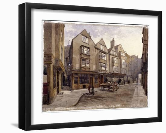 Cloth Fair, London, 1884-John Crowther-Framed Giclee Print