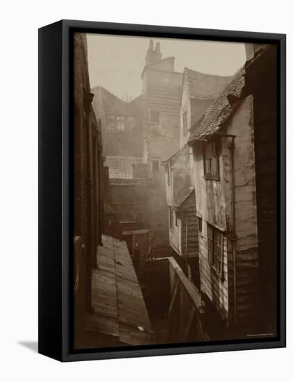 Cloth Fair, Smithfield c.1875-Peter Henry Emerson-Framed Stretched Canvas