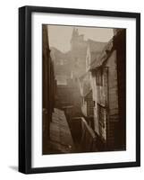 Cloth Fair, Smithfield c.1875-Peter Henry Emerson-Framed Photographic Print