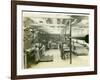 Cloth Finishing Room, Long Meadow Mill, 1923-English Photographer-Framed Photographic Print