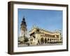 Cloth Hall and Town Hall Tower, Market Square, Cracow (Krakow), Lesser Poland Voivodeship, Poland-Karol Kozlowski-Framed Photographic Print