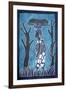 Cloth Made Using Batik Technique, Togo Handicrafts-null-Framed Giclee Print