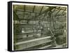 Cloth Weaving Room, Long Meadow Mill, 1923-English Photographer-Framed Stretched Canvas