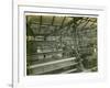 Cloth Weaving Room, Long Meadow Mill, 1923-English Photographer-Framed Photographic Print