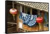 Clothes Drying Ping'An Village. Dragon Spine Rice Terraces, Longsheng, China-Michael DeFreitas-Framed Stretched Canvas